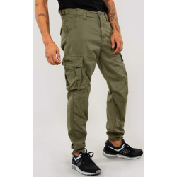 ALPHA INDUSTRIES Dlhé nohavice SQUAD - olivové (188202/11)