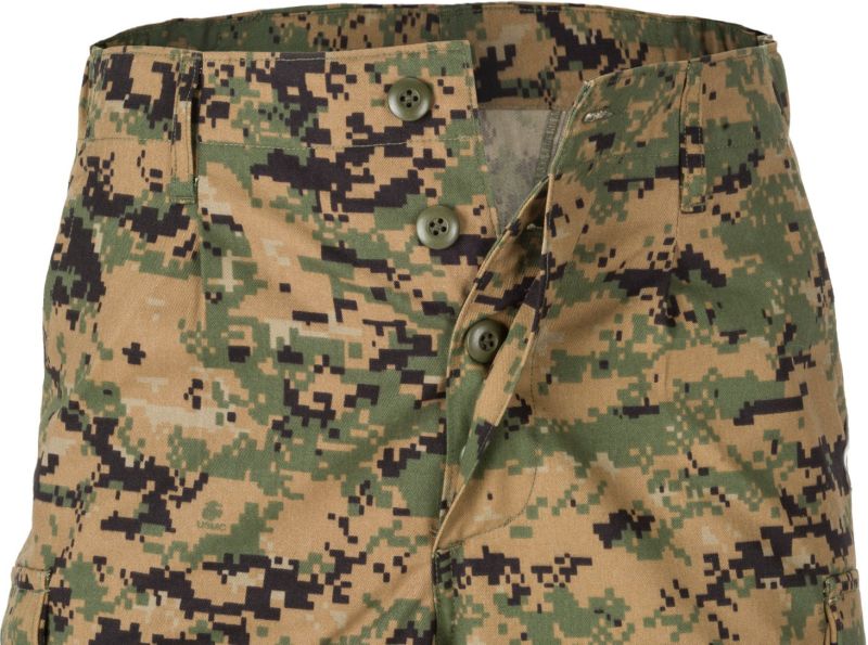 HELIKON Dlhé nohavice USMC Twill - digital woodland (SP-USM-PT-07)