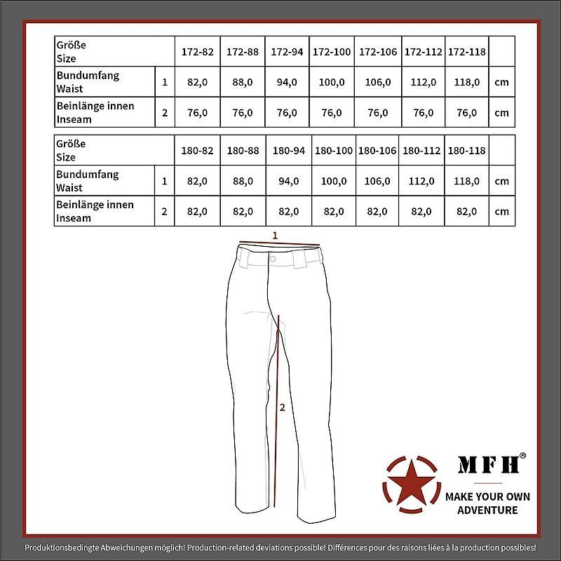 MFH Dlhé nohavice SK Field M97 - camo (01214)