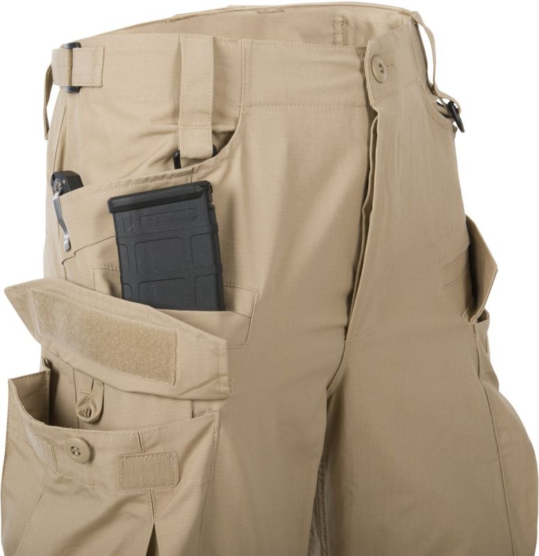 HELIKON Dlhé nohavice SFU NEXT Cotton Ripstop - khaki (SP-SFN-CR-13)