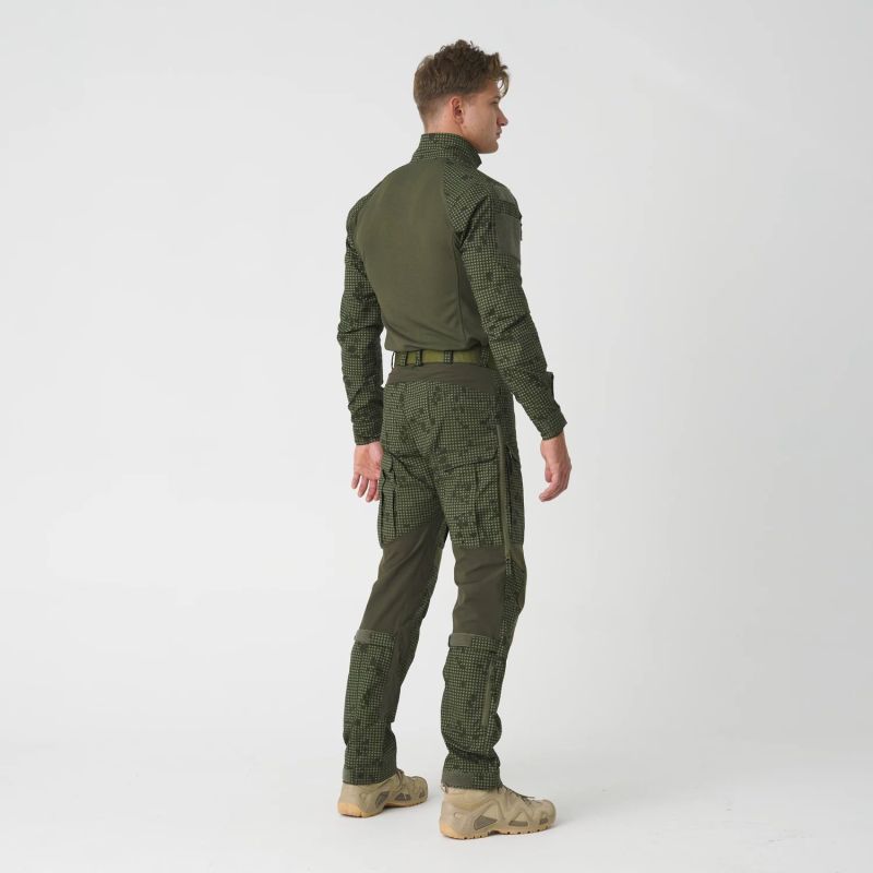 HELIKON Dlhé nohavice MCDU - ERDL / olive green (SP-MCD-SP-1P02A)