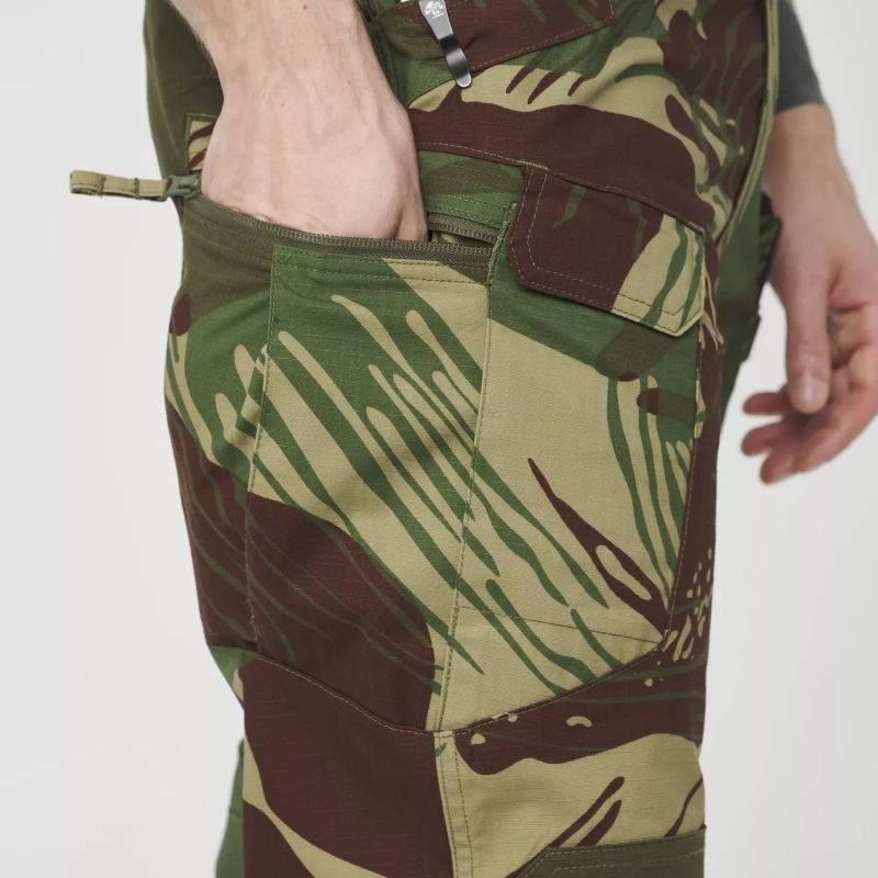 HELIKON Dlhé nohavice UTP PolyCotton Stretch RipStop - olive green (SP-UTL-SP-02)