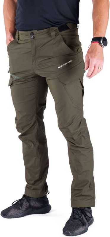 NORTHFINDER Dlhé nohavice BASTIAN - darkgreen (108241-300)