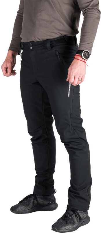 NORTHFINDER Dlhé nohavice ANATOL - black / black (108395-270)