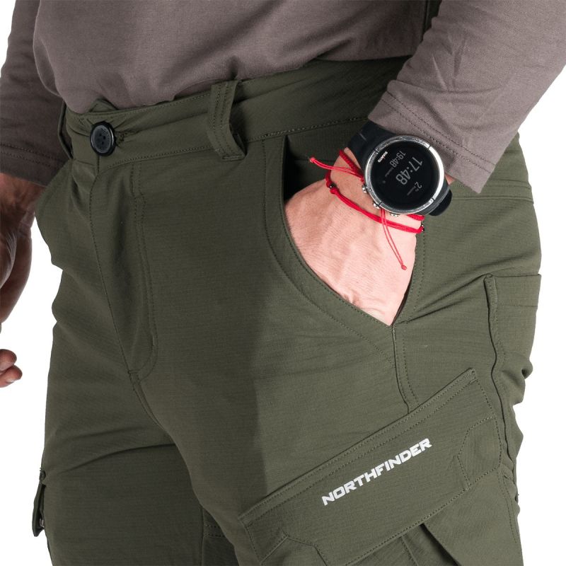NORTHFINDER Dlhé nohavice KUBA - dark green (108401-300)