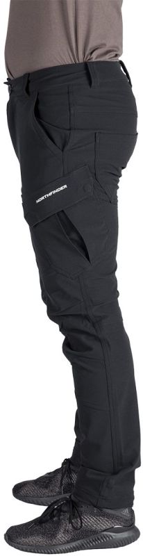 NORTHFINDER Dlhé nohavice KUBA - black / black (108401-270)