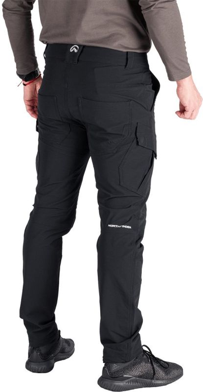 NORTHFINDER Dlhé nohavice KUBA - black / black (108401-270)