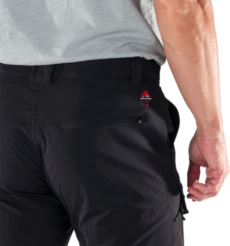 NORTHFINDER Dlhé nohavice BARTOL - black (108588-269)