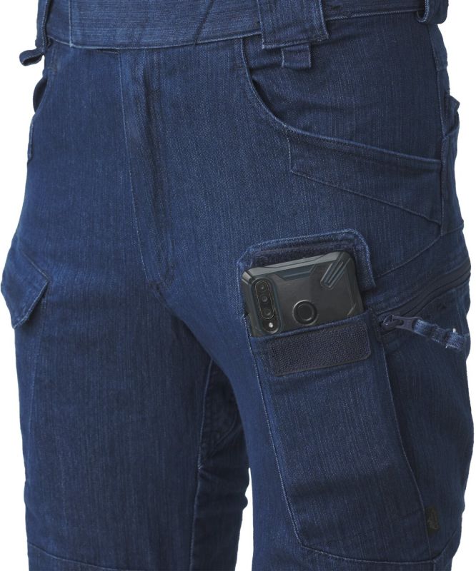 HELIKON Dlhé nohavice UTP Denim Stretch - marine blue (SP-UTL-DS-97)