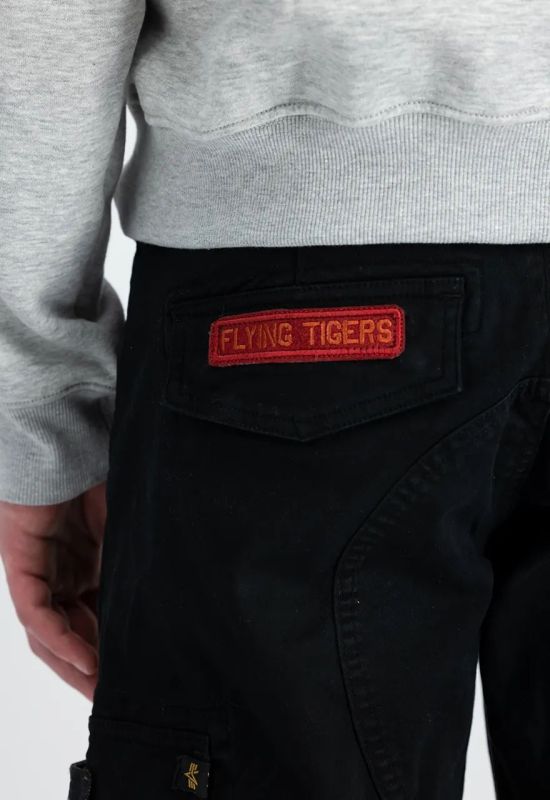 ALPHA INDUSTRIES Dlhé nohavice Petrol Patch Pant - black (178207/03)