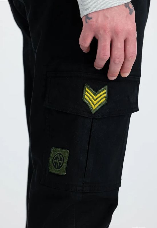 ALPHA INDUSTRIES Dlhé nohavice Petrol Patch Pant - black (178207/03)