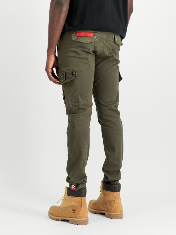ALPHA INDUSTRIES Dlhé nohavice Petrol Patch Pant - black olive (178207/413)