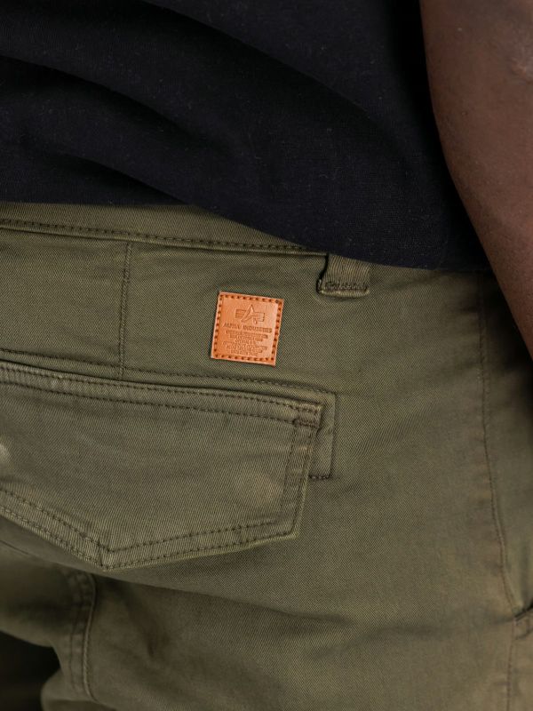 ALPHA INDUSTRIES Dlhé nohavice Petrol Patch Pant - black olive (178207/413)