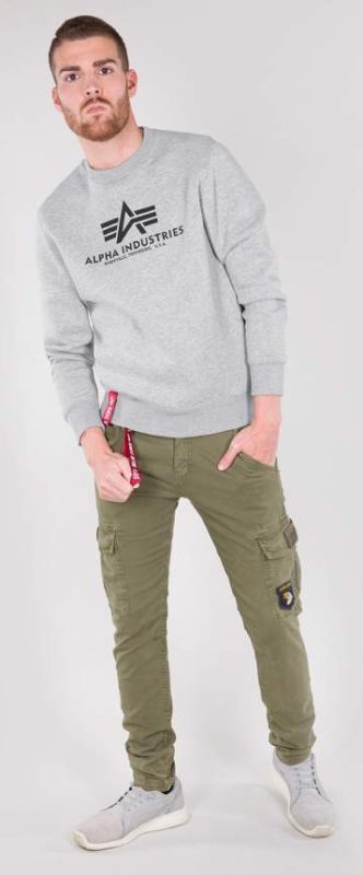 ALPHA INDUSTRIES Dlhé nohavice Petrol Patch Pant - olivové (178207/11)