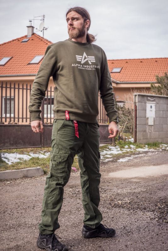 ALPHA INDUSTRIES Dlhé nohavice RS Cargo Pant - dark olive (178205/142)