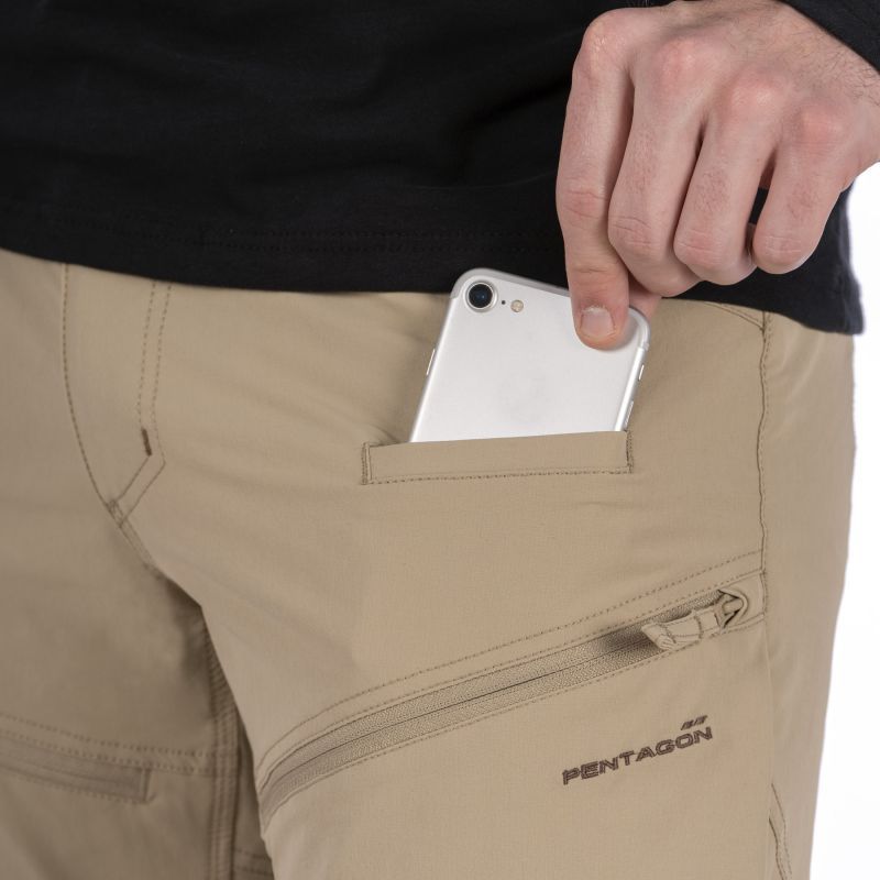 PENTAGON Dlhé nohavice Renegade "Tropic" - khaki (K05047)