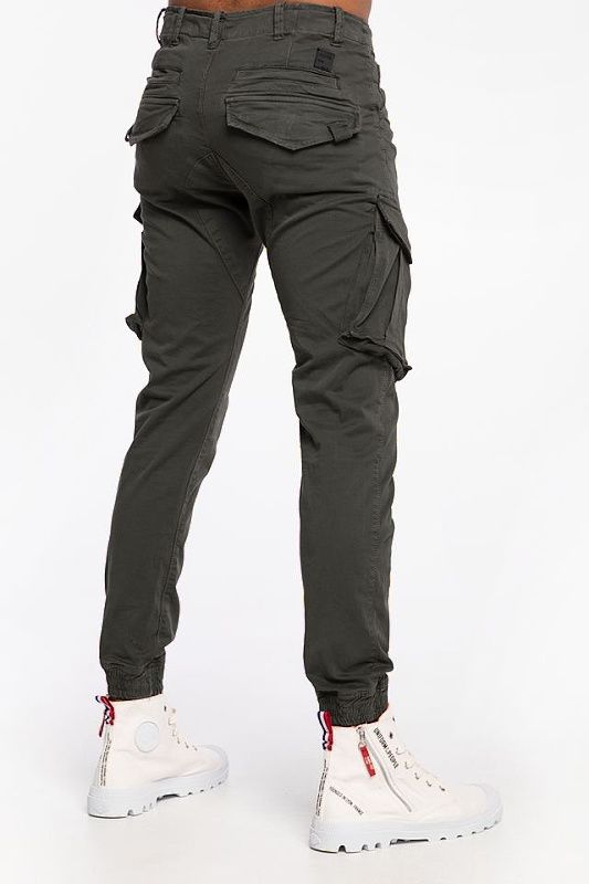 ALPHA INDUSTRIES Dlhé nohavice Spy Pant - greyblack (116203/136)