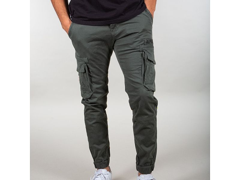 ALPHA INDUSTRIES Dlhé nohavice Rescue Pant - greyblack (116205/136)