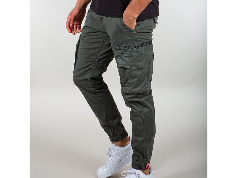 ALPHA INDUSTRIES Dlhé nohavice Rescue Pant - greyblack (116205/136)