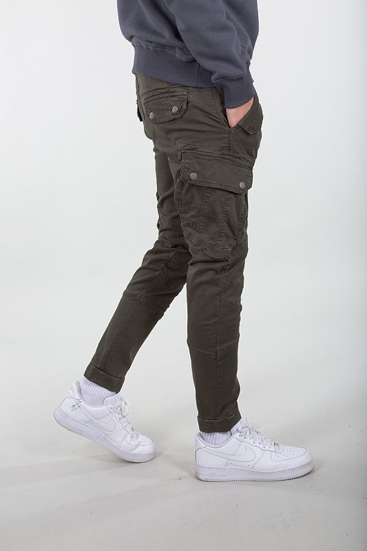 ALPHA INDUSTRIES Dlhé nohavice Combat Pant LW - šedo/čierne (126215/136)