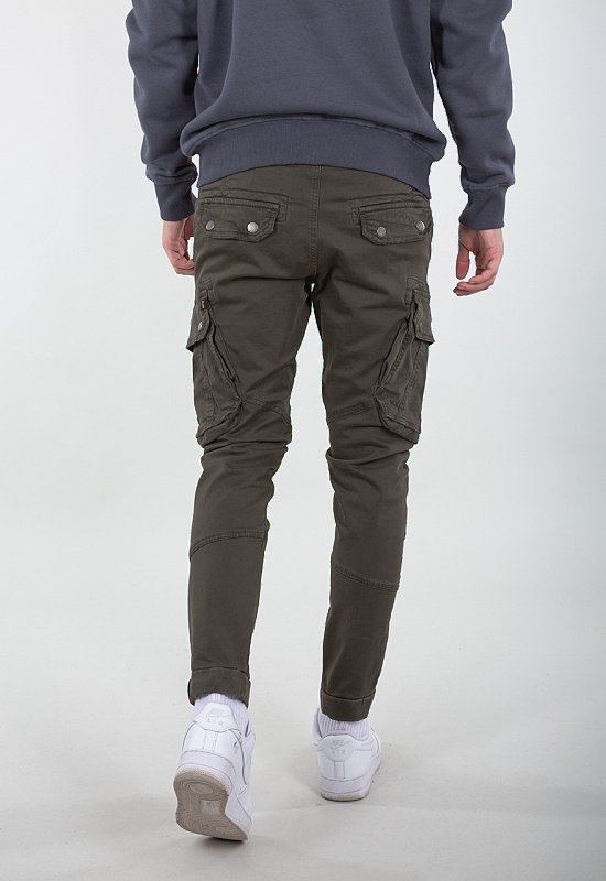 ALPHA INDUSTRIES Dlhé nohavice Combat Pant LW - šedo/čierne (126215/136)
