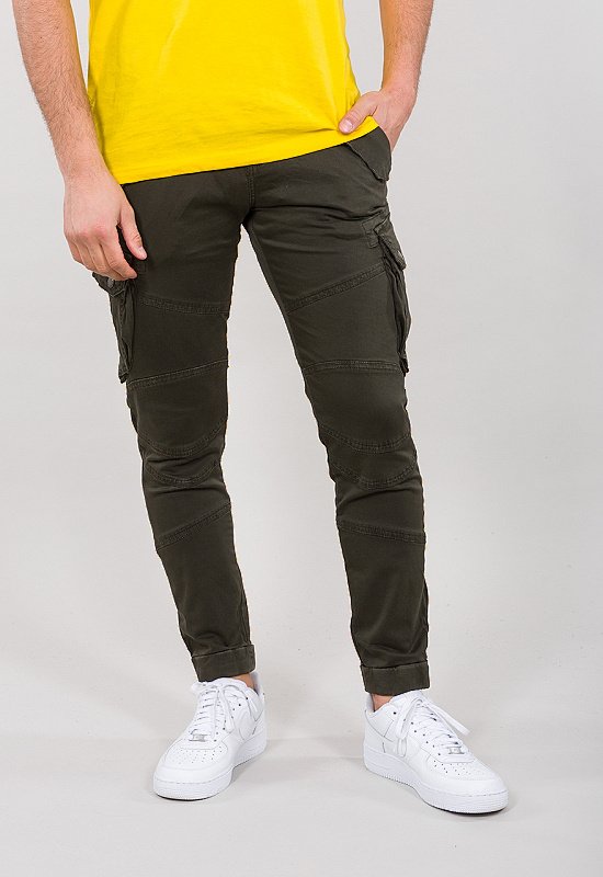 ALPHA INDUSTRIES Dlhé nohavice Combat Pant LW - šedo/čierne (126215/136)