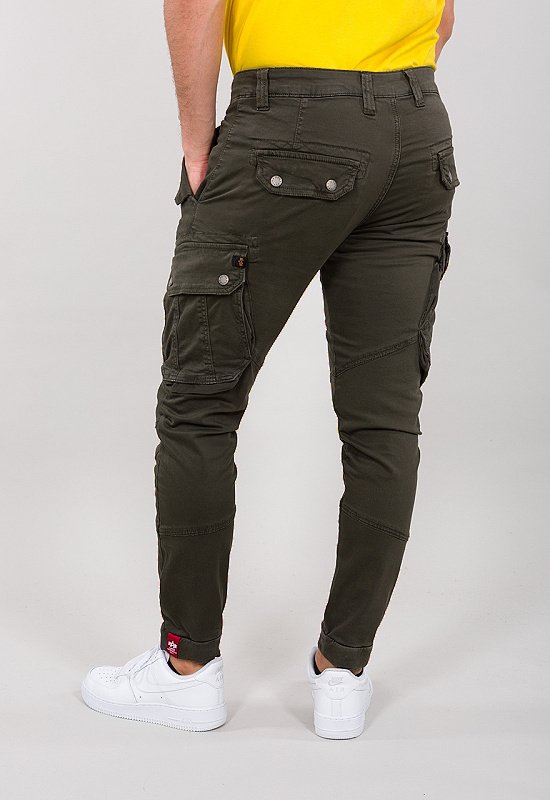 ALPHA INDUSTRIES Dlhé nohavice Combat Pant LW - šedo/čierne (126215/136)