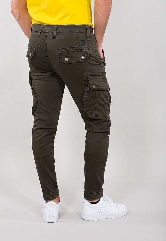 ALPHA INDUSTRIES Dlhé nohavice Combat Pant LW - šedo/čierne (126215/136)