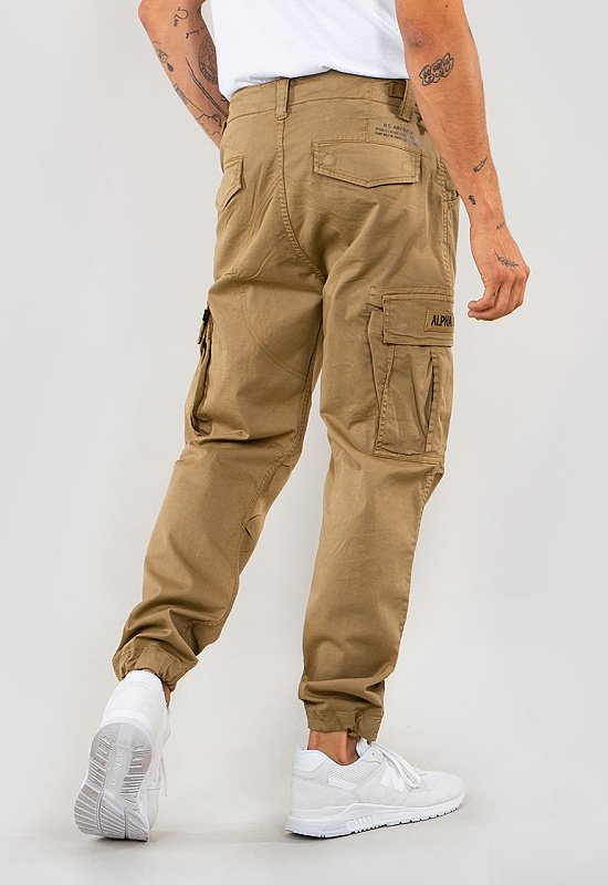 ALPHA INDUSTRIES Dlhé nohavice Squad Pant - khaki (188202/13)