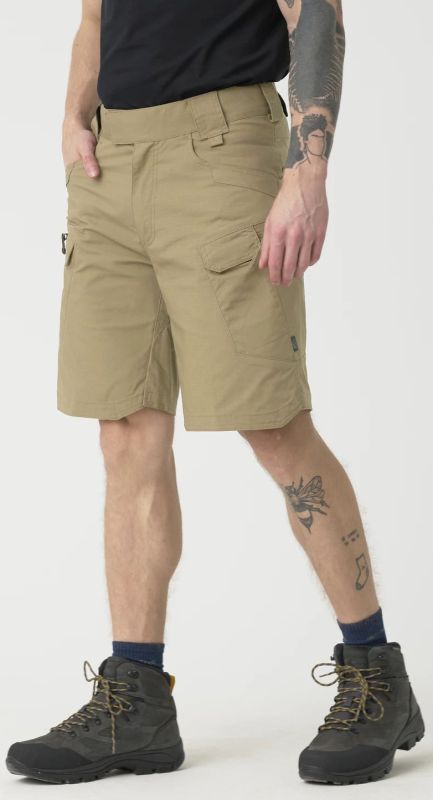 HELIKON Krátke nohavice UTS 8,5" PolyCotton Stretch Ripstop - khaki (SP-UTS-SP-13)