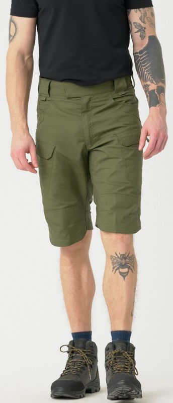 HELIKON Krátke nohavice UTS 11" PolyCotton Stretch Ripstop - olive green (SP-UTK-SP-02)