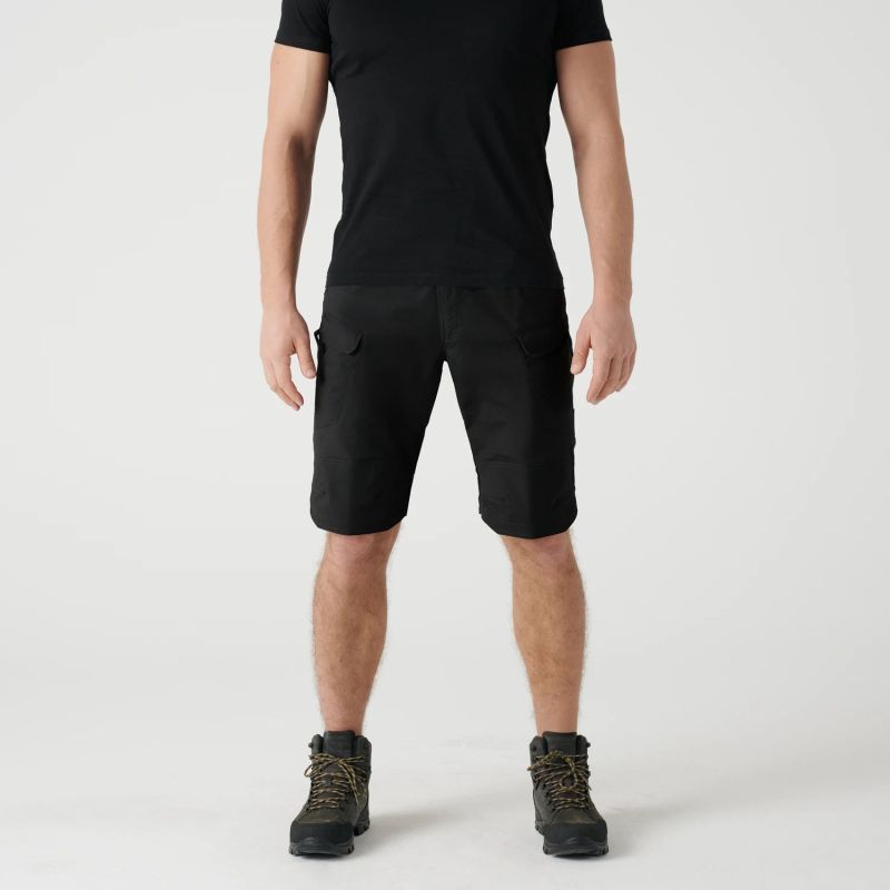 HELIKON Krátke nohavice UTS 11" PolyCotton Stretch Ripstop - black (SP-UTK-SP-01)