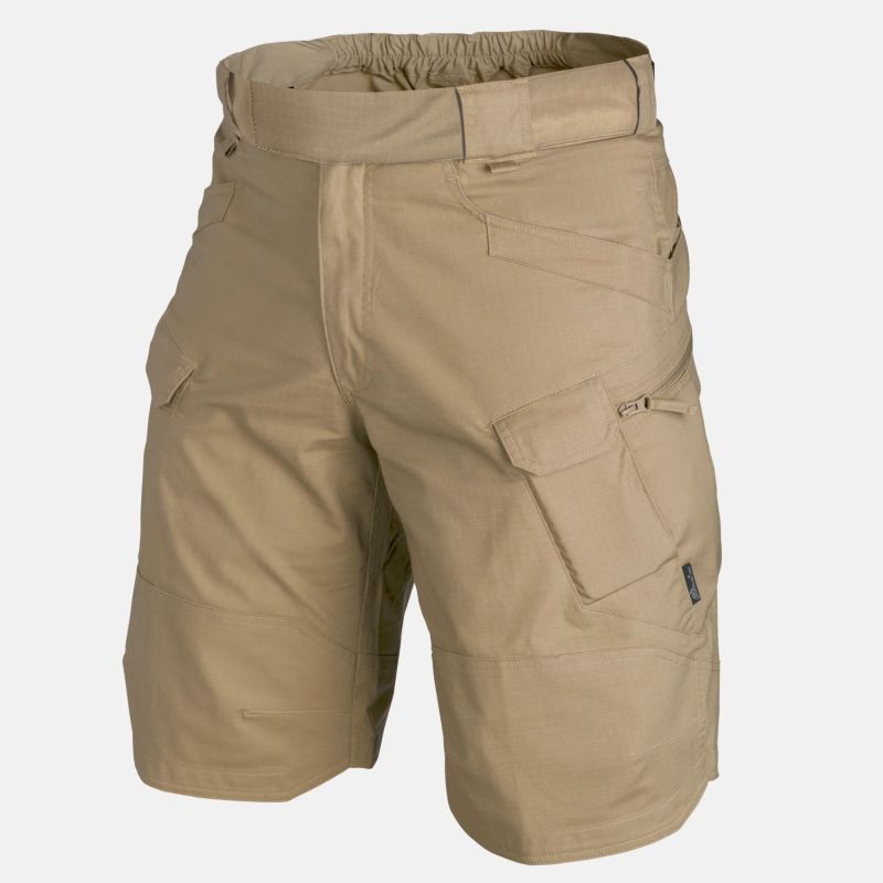 HELIKON Krátke nohavice UTS 11" PolyCotton Stretch Ripstop - khaki (SP-UTK-SP-13)