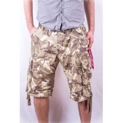 ALPHA INDUSTRIES Krátke nohavice Jet Short - desert camo (191200/79)