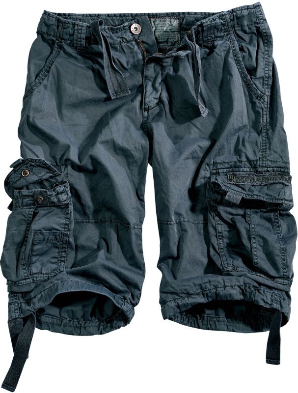 ALPHA INDUSTRIES Krátke nohavice Jet Short - šedo/čierne (191200/136)