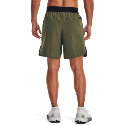 UNDER ARMOUR Krátke nohavice Peak Woven Shorts - zelené (1376782-390)