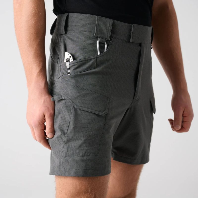 HELIKON Krátke nohavice OTS Ultra AeroTech - taiga green (SP-OTU-AT-09)