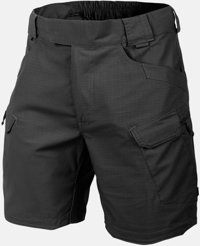 HELIKON Krátke nohavice UTS 8,5" PolyCotton Stretch Ripstop - black (SP-UTS-SP-01)