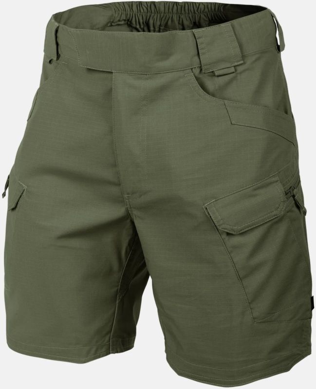 HELIKON Krátke nohavice UTS 8,5" PolyCotton Stretch Ripstop - olive green (SP-UTS-SP-02)