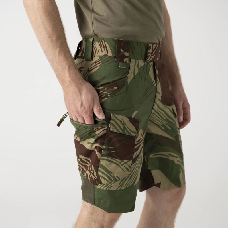 HELIKON Krátke nohavice UTS 8,5" PolyCotton Stretch Ripstop - olive green (SP-UTS-SP-02)