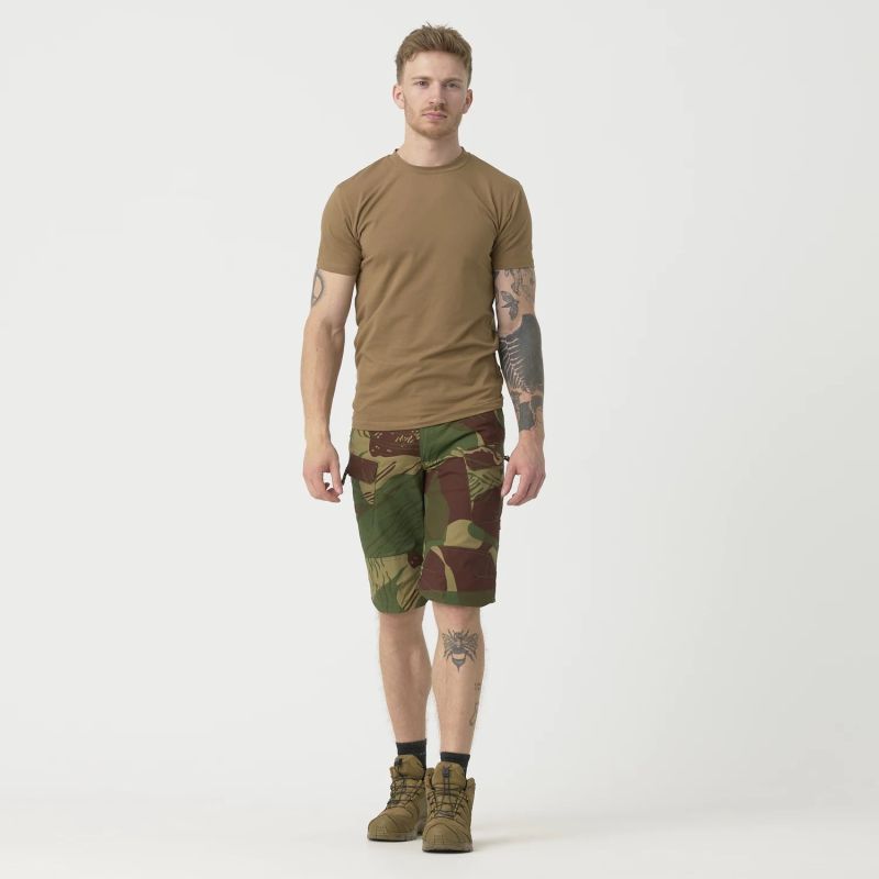 HELIKON Krátke nohavice UTS 11" PolyCotton Stretch Ripstop - olive green (SP-UTK-SP-02)