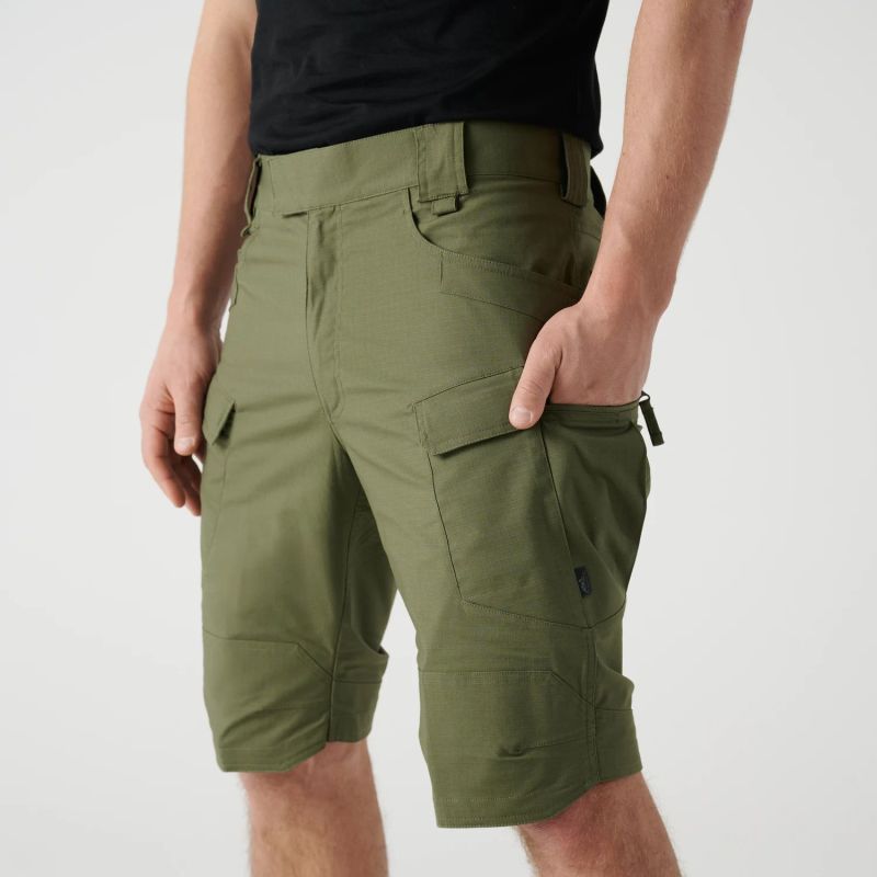 HELIKON Krátke nohavice UTS 11" PolyCotton Stretch Ripstop - black (SP-UTK-SP-01)