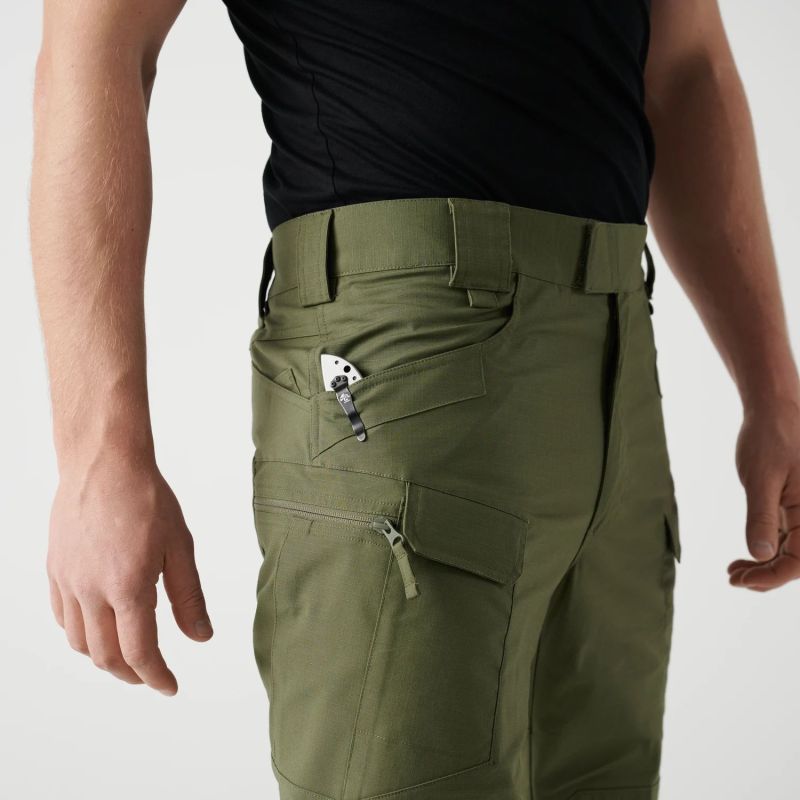 HELIKON Krátke nohavice UTS 11" PolyCotton Stretch Ripstop - khaki (SP-UTK-SP-13)