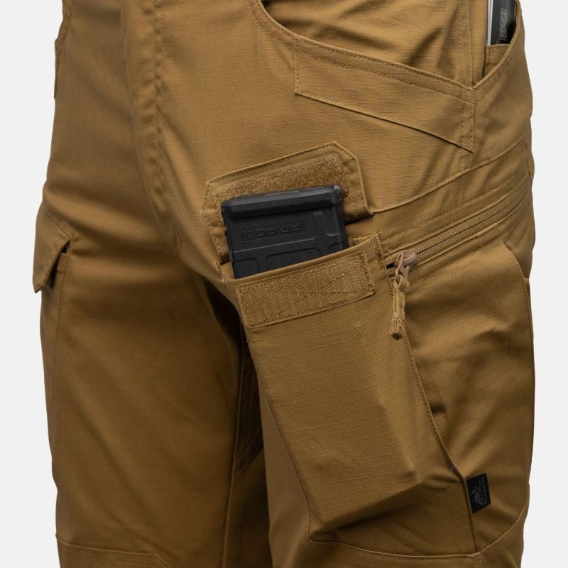 HELIKON Krátke nohavice UTS 11" PolyCotton Stretch Ripstop - khaki (SP-UTK-SP-13)