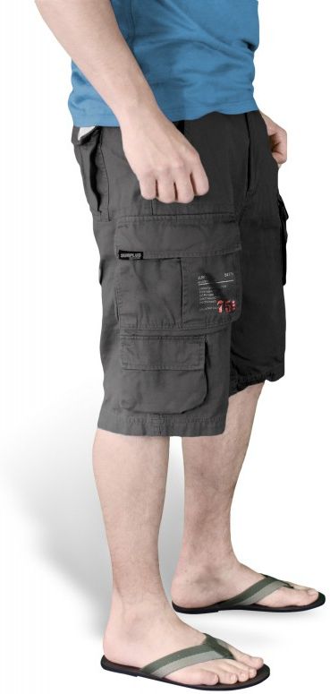 SURPLUS Krátke nohavice Trooper - čierne (07-5600-63)