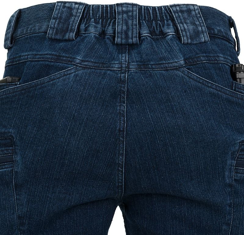 HELIKON Krátke nohavice UTS Stretch - denim / marine blue (SP-UTK-DS-97)