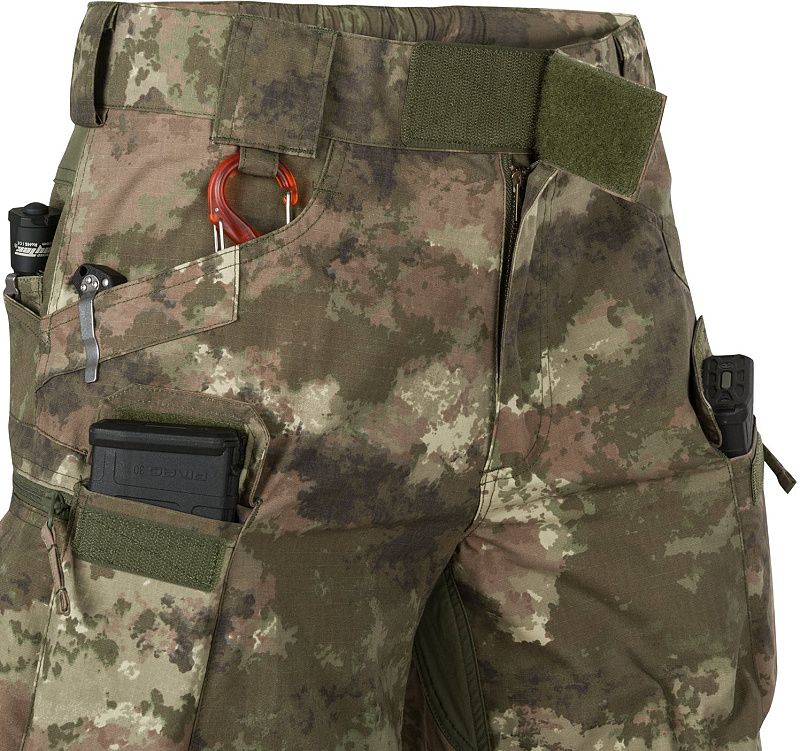 HELIKON Krátke nohavice UTS 11" FLEX PC Ripstop - legion forest (SP-UFK-PR-51)