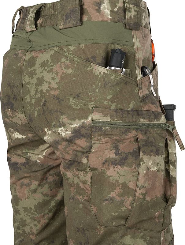 HELIKON Krátke nohavice UTS 11" FLEX PC Ripstop - legion forest (SP-UFK-PR-51)