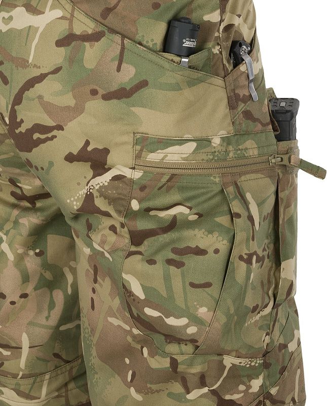 HELIKON Krátke nohavice UTS 11" FLEX PC Twill - MP camo (SP-UFK-PT-33)