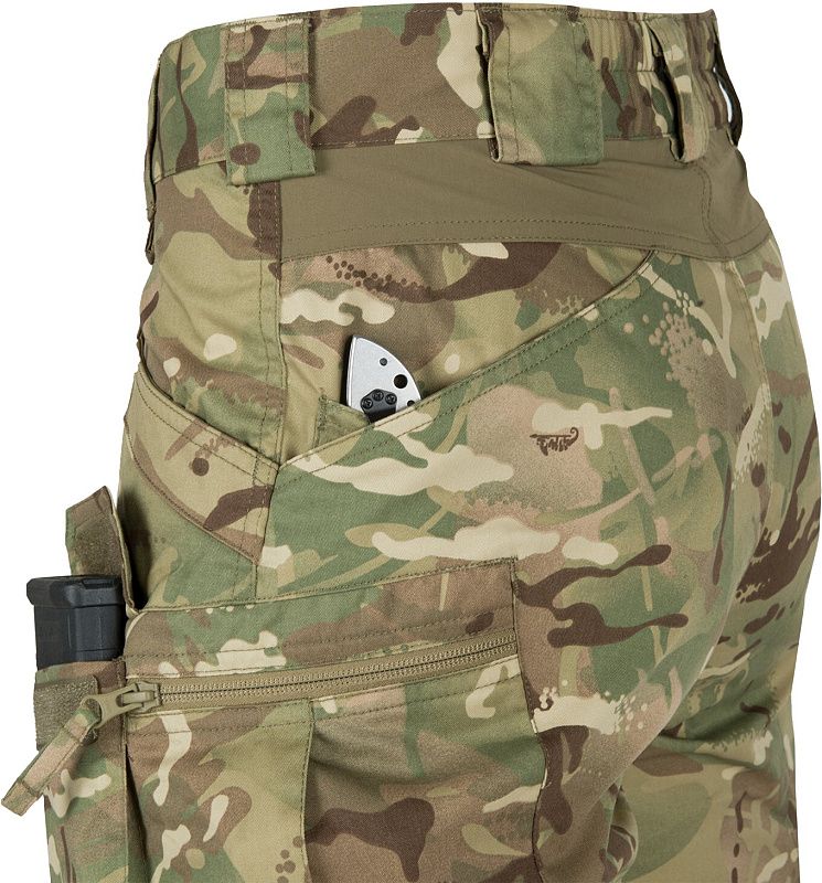 HELIKON Krátke nohavice UTS 11" FLEX PC Twill - MP camo (SP-UFK-PT-33)